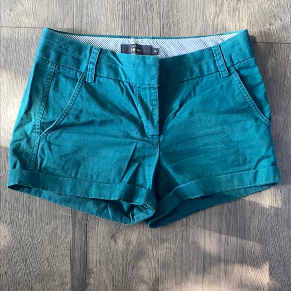 J.crew green chino shorts
